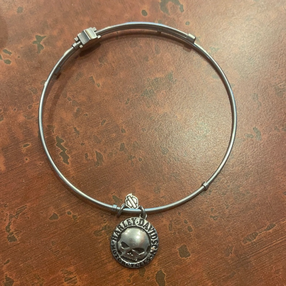 Harley Davidson bracelet.